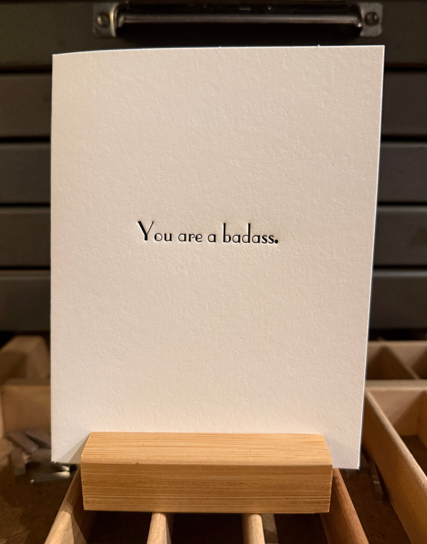 You are a badass.